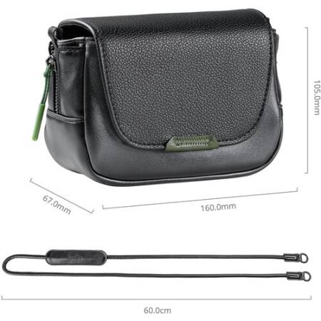 SmallRig 5673 - futerał, mała torba na aparat na ramię/naramienna, czarna - wymiary